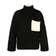 To-tone Intarsia Strik Sweater