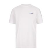 Hvid Diag Tab T-shirt Polos