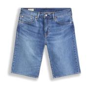 Vintage Button-Fly Denim Shorts