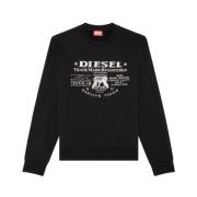 Grafisk Print Sweatshirt