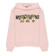 Pink Teddy Bear Hættetrøje Sweater