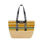 Multicolor Fold Shopper Taske