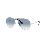 Klassiske Aviator solbriller i blå gradient