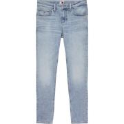 Lys Blå Slim Fit Stone Wash Jeans