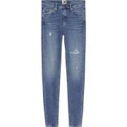 Blå Skinny Fit Denim Jeans