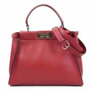 Pre-owned Stof fendi-tasker