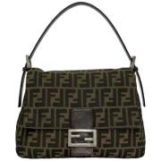 Pre-owned Stof fendi-tasker