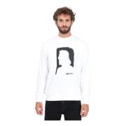 Portræt Print Crewneck Sweatshirt