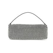 Mesh Rhinestone Håndtaske