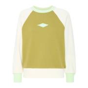 Raglan Crew Neck Sweatshirt Moss Green