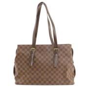 Pre-owned Canvas louis-vuitton-tasker