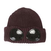 Merino Wool Goggle Beanie Hat