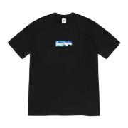 Begrænset udgave Box Logo Tee Sort/Blå