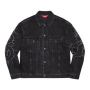 Begrænset udgave Shibori Denim Trucker Jacket