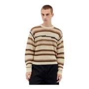 Linned Strik Stripe Sweater