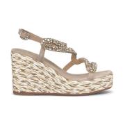 Korsrem Rhinestone Sandal