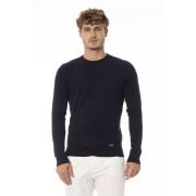 Blå Cashmere Blandingsbluse