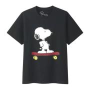 Begrænset udgave Snoopy Skateboarding Tee