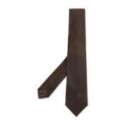 Brun Silkeslips Elegant Stil