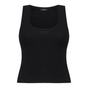 Sort Ribbet Tank Top