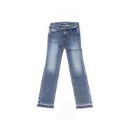 Slim Fit Solid Farve Jeans Kvinder