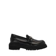 Sort kalveskind Covent Stirrup Loafers Mocasin Estribo