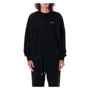 Sort Hvid Strikvarer Windy Arrow Crewneck