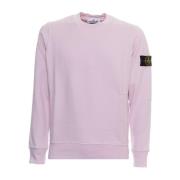 Pink Rundhals Sweatshirt Herremode