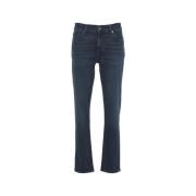 Blå Slimmy Tapered Jeans