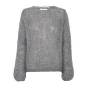 Granite Melange Strik Pullover