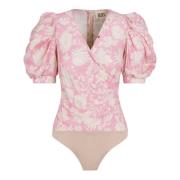 Blomstret Wrap Bodysuit