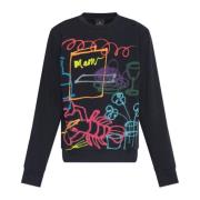 Sweatshirt med Print