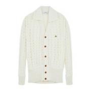 Blonde Cardigan Off White Skjorte Hals