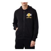 LA LAKERS NBA SCRIPT ZIP HOODIE Hoodie