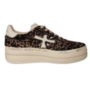 Leopard Print Platform Sneakers