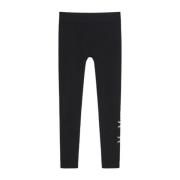 Sort Teknisk Logo Leggings