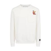 Yogi Print Crew-Neck Sweatshirt