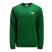 Herre Grøn Sweatshirt Regular Fit