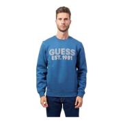 Blå Crewneck Sweater