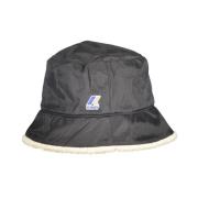 Sort Nylon Fischer Hat med Logo