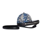 Nano Cap Taske i Off White/Blue