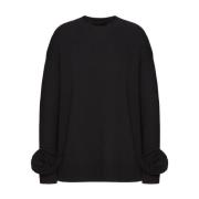 Sort Sweatshirt Kvinders Mode AW24