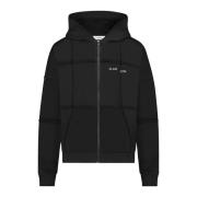 Cut and Sew Zip-Up Hoodie