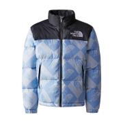 Retro Nuptse Børn Jakke Dusty Periwinkle