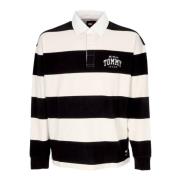 Stribet Rugby Polo Skjorte