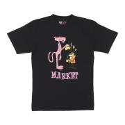 Pink Panther Sort Herre T-shirt