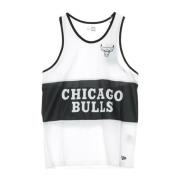 NBA Mesh Wordmark Tank Sort/Hvid