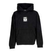 Ikonisk Sort Hoodie Fleece