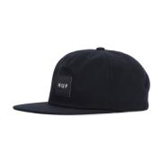 Sort Flat Visor Cap Snapback Sæt