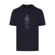 Britisk Sømandsgrafik T-shirt Navy Blå